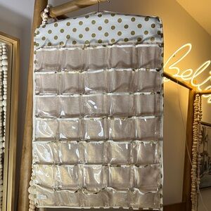 Polka Dot Hanging Jewelry Organizer